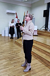 The dean of KTU PTVF, Prof. Daiva Žostautienė